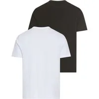 HUGO T-Shirt BLUE Naolo (Packung, 2-tlg) mit Markenlabel am Saum