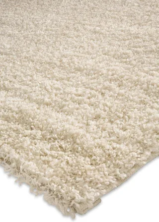bonprix Hochflor Teppich, beige, Gr.160x220 cm, Optik und Haptik in Einklang in wohnlichen Unifarben