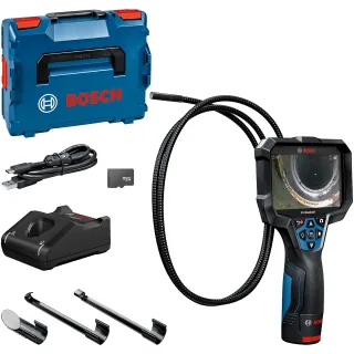 Bosch Inspektionskamera GIC 12V-5-27 C, 1 x Akku GBA 12V 2.0Ah, L-BOXX - 0601241401