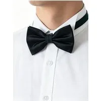 axy Fliege Herren Fliege Schleife im Seidenlook bereits gebunden, Konfirmation verstellbar