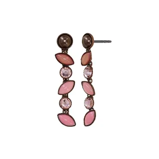 konplott - Ohrstecker - Margarita pink/rot