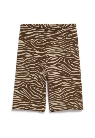 Armedangels - Shorts mit Zebra-Print beige - Gr. - L