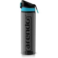 Arendo Trinkflasche Sport Wasserflasche 700 ml, verschließbar, spülmaschinengeeignet, BPA-frei, auslaufsicher, One-Click-Verschluss, Mengenskala, Flasche