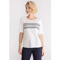 FRANK WALDER T-Shirt mit grafischem Muster