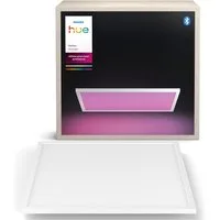 Philips Hue LED Panel White & Color Ambiance Surimu, 60x60cm, Abschaltautomatik, Bluetooth, CCT - über Fernbedienung, Dimmfunktion, Einschlafhilfe, Farbsteuerung, Farbwechsel, Memory, nach Trennung vom Netz, Nachtlichtfunktion, RGB, Smart Home, Timer