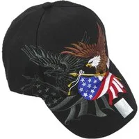 Westernlifestyle Baseball Cap Mütze mit Schirm Adler Flagge USA