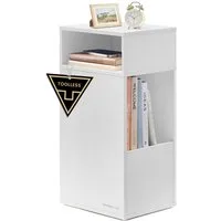 VASAGLE Nachttisch Beistelltisch mit 2 offenen Fächern und 1 Schublade (1-St), 1er Set/2er Set, mit Toolless-Technologie, 30 x 25 x 59,4 cm