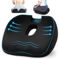 AFKSMILE Sitzkissen Sitzkissen Orthopädisch, Ergonomisches Hämorrhoiden Sitzkissen, Steißbeinkissen Sitzring Steißbein entlastet & Sitzkomfort erhöht
