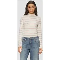 QS Langarmshirt T-Shirt Softes Longsleeve aus Viskosemix