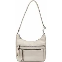 ITALYSHOP24 Schultertasche Damen Tasche Shopper Umhängetasche Crossbody Handtasche City Bag Reise, Hobo Bag CrossOver Henkeltasche Freizeit Damentasche Leder Optik