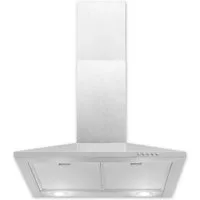 exquisit Wandhaube KH 60-8.3 (sw) KH 60-8.3 (sw), Pyramidenförmige Haube – stilvoll & flexibel mit LED-Beleuchtung