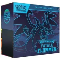 The Pokémon Company Sammelkarte Pokemon ME Fatale Flammen - Top Trainer Box - DE