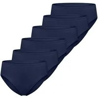 Schiesser Hüftslip 6er Pack Essentials Cotton (Spar-Set, 6-St) Slip - Baumwolle - Atmungsaktiv - Optimale Passform