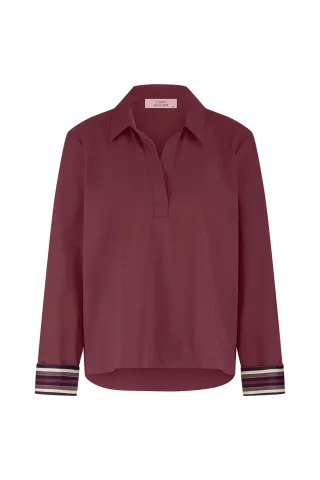 Studio Anneloes - Marleen top bordeaux - Gr. - M