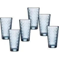 Ritzenhoff & Breker Longdrinkglas Favo, 6-teilig, 6-tlg., Glas, 6er Set, je 350 ml
