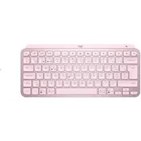 Logitech MX Keys Mini Kabellose Tastatur Bluetooth, Schweizer QWERTZ -ROSA PC-Tastatur