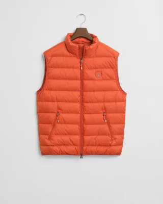 GANT - Leichte Daunenweste deep orange - Gr. - L
