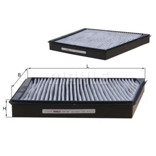 Mahle Aktivkohle-Innenraumfilter Mercedes Cls E-Klasse LAK156