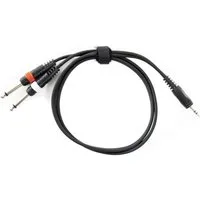 MUSIC STORE Audio-Kabel, Soundkartenkabel, Klinke, 1m