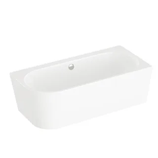 VitrA Geo Badewanne 65441008000 Ecke rechts, Mittelablauf, Inhalt 210 l