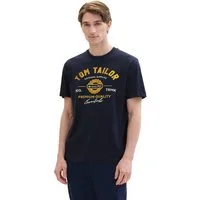 TOM TAILOR T-Shirt mit großem Logofrontprint