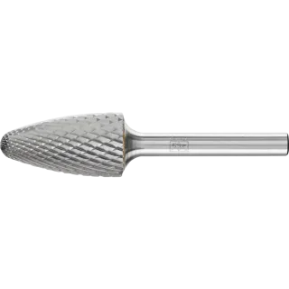 PFERD TOOLS Hartmetall Frässtift Rundbogen RBF Z4 universal mittel fein - 21117946