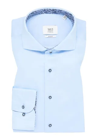 ETERNA - Hemd Slim Fit blau - Gr. - 39