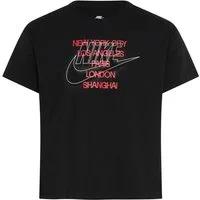 Nike Sportswear T-Shirt Nike Sportswear Big Kids' T-Shirt mit sportlichem Stil, aus Baumwolle, in normaler Länge