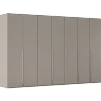 rauch Drehtürenschrank Kleiderschrank Schrank Garderobe Wäscheschrank BESTSELLER MONTCLAR (3 Ausstattungen BASIC/CLASSIC/PREMIUM (SOFT-CLOSE), Breiten 201-400 cm) Front in Glas/Hochglanz/Dekor/Grauspiegel in 5 Breiten MADE IN GERMANY