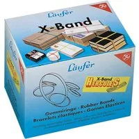 Läufer Gummibänder Gummis X-Band 250x25mm VE=500g bunt