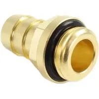 ES Schlauchanschluss G1/4 (kurz) 12.7/7.6mm, Verbindung mit Barbed Fitting