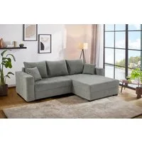 Jockenhöfer Gruppe Ecksofa Elmau XL L-Form, B: 261 cm, mit Bettfunktion, Bettkasten & 2 Zierkissen