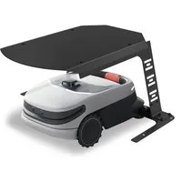 FIVMEN Mähroboter-Garage Mährobotergarage Schutzüberdachung für Rasenroboter Garage UV-Schutz, Dach Carport für Rasenmäher Garten, Überdachung Witterungsbeständig
