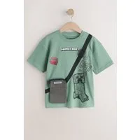 Next T-Shirt Lizenziertes T-Shirt Minecraft Tasche (1-tlg)