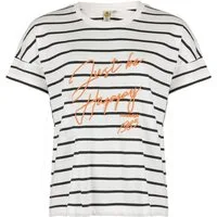 ROADSIGN australia T-Shirt Happy Stripe (1, 1-tlg., 1) sommerliches Streifenshirt aus Baumwolle mit legerer Passform