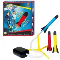 Paul Günther Windspiel Raketenspiel Air Rocket 2 23cm Startpumpe 3 Schaumstoff-Raketen