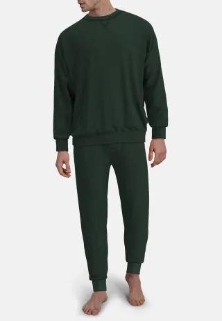TOM TAILOR BODYWEAR - Shirts Männlich grün-mittel-melange - Gr. - 54