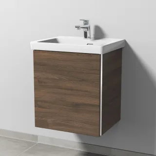 Sanipa 3way Waschtischunterbau zu Villeroy & Boch Subway 3.0 Waschtisch mit 1 Tür, Eiche-Arizona BR84480