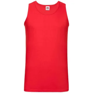 Fruit of the Loom - Top für Herren - Athletisch (Rot)