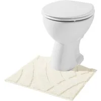 REDBEST WC-Vorleger WC-Umrandung "Napa", Uni/Streifen/Grafik/Hoch- Tiefstruktur