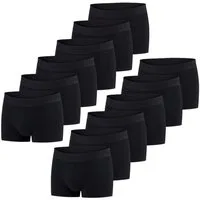 Jack & Jones Boxershorts Herren Retroshorts JACJEANS TRUNKS 12er Pack Regular Fit (Vorteilspack, 12-St) Unterhosen mit Stretch