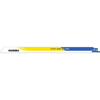 Metabo Säbelsägeblätter flexible wood + metal 300 mm BiM / 10-14 TPI - 631407000