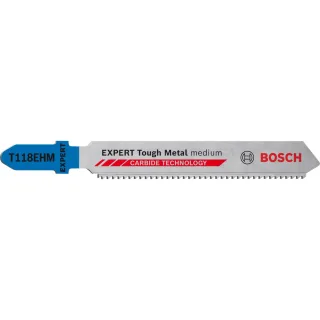 Bosch EXPERT ‘Stainless Steel’ T 118 EHM Stichsägeblatt, 3 Stück - 2608900562