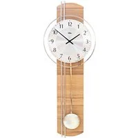 Selva Technik Wanduhr SELVA Funk-Pendelwanduhr Buche Garching