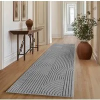 SIMPEX24 Designteppich Einfarbig Boucle Loop, Rechteckig, Höhe: 7 mm, Teppich Wohnzimmer, Schlafzimmer, Gästezimmer