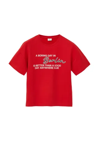 s.Oliver - T-Shirt rot - Gr. - 134/140