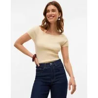 Vero Moda Stricktop VMPOPPY SS OFF SHOULDER TOP VMA NOOS