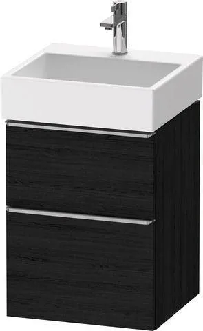 Duravit D-Neo Waschtischunterbau wandhängend Eiche Schwarz Matt 484x442x625 mm - DE4370070160000 DE4370070160000