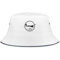 Spreadshirt Sonnenhut Segelflugzeug Segelflug Über Den Bergen Fischerhut (1-St)