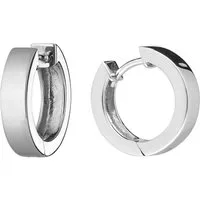 trendor Paar Creolen 41577, für Damen und Herren 925 Silber Ø 17 mm